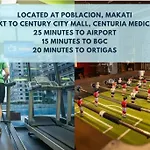 Studio At Makati Center With Fast Net, Netflix And 40In Tv