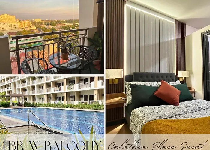 Modern 1Br Stay In Calathea Place - Just 15 Mins Away To Naia W 360 Roof Deck And Amazing Pool!