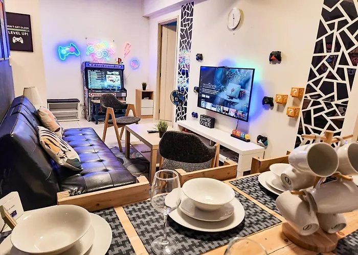 Gaming 2Br In Makati With City View Arcade Netflix