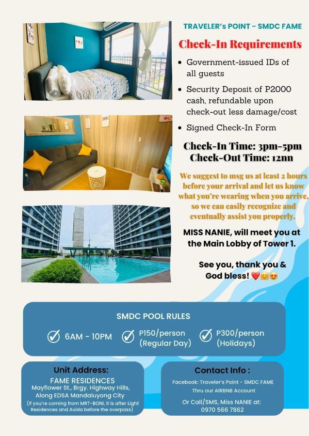 Fame Residences Tower 1 - Traveler's Point Aparthotel Manila