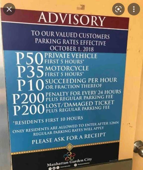 Apartment Cubao Manhattan Heights, Unit 8bc Tower B, 1 Br