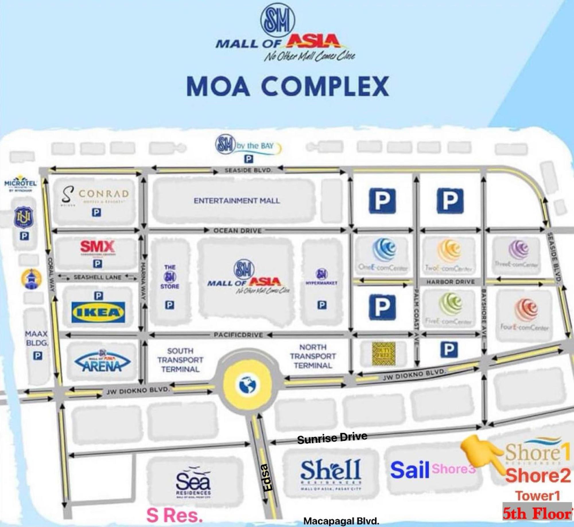 Apartment Mall Of With Balcony Facing Pool @ Shore2 *