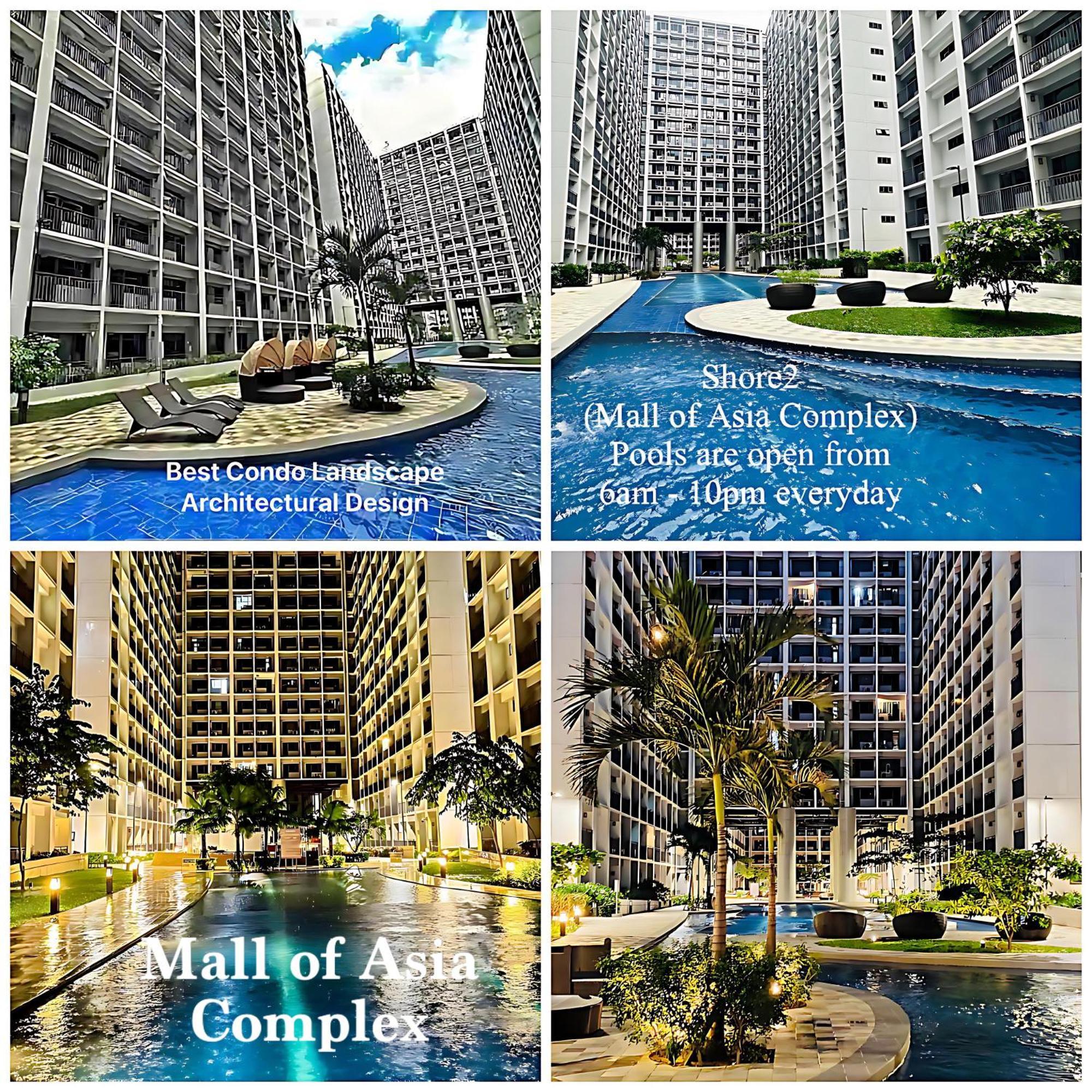 Mall Of With Balcony Facing Pool @ Shore2 * Manila