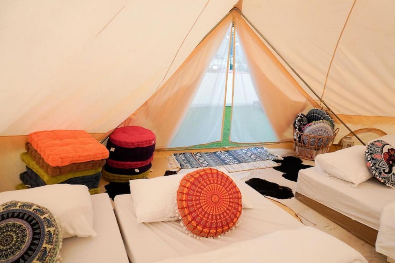 Maria Deck Urban Glamping Marangyang tolda *