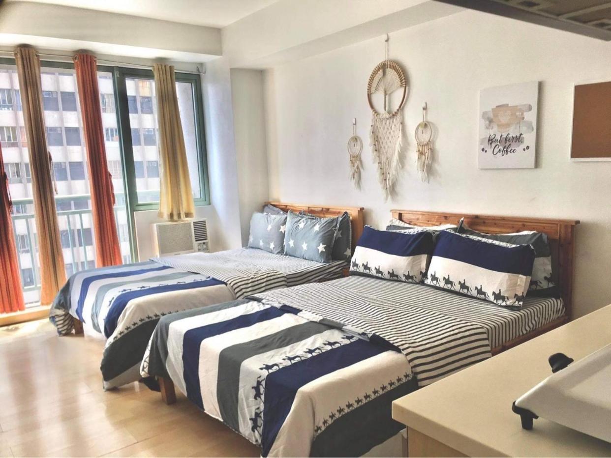 Apartment Greenfield W/ 2 Queen Across Shangrila Manila