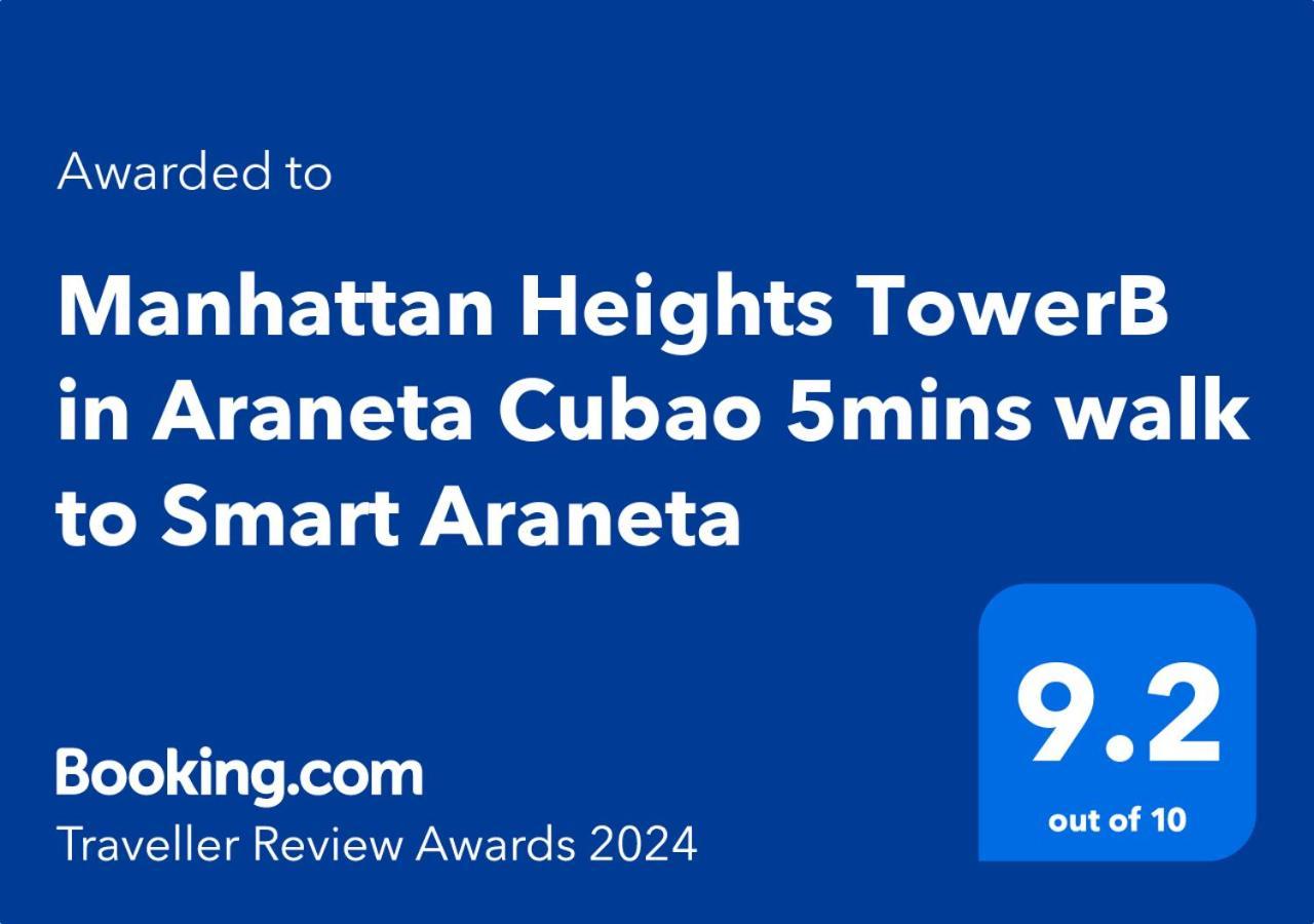 Aparthotel Manhattan Heights Towerb In Araneta Cubao 5mins Walk To Smart Araneta