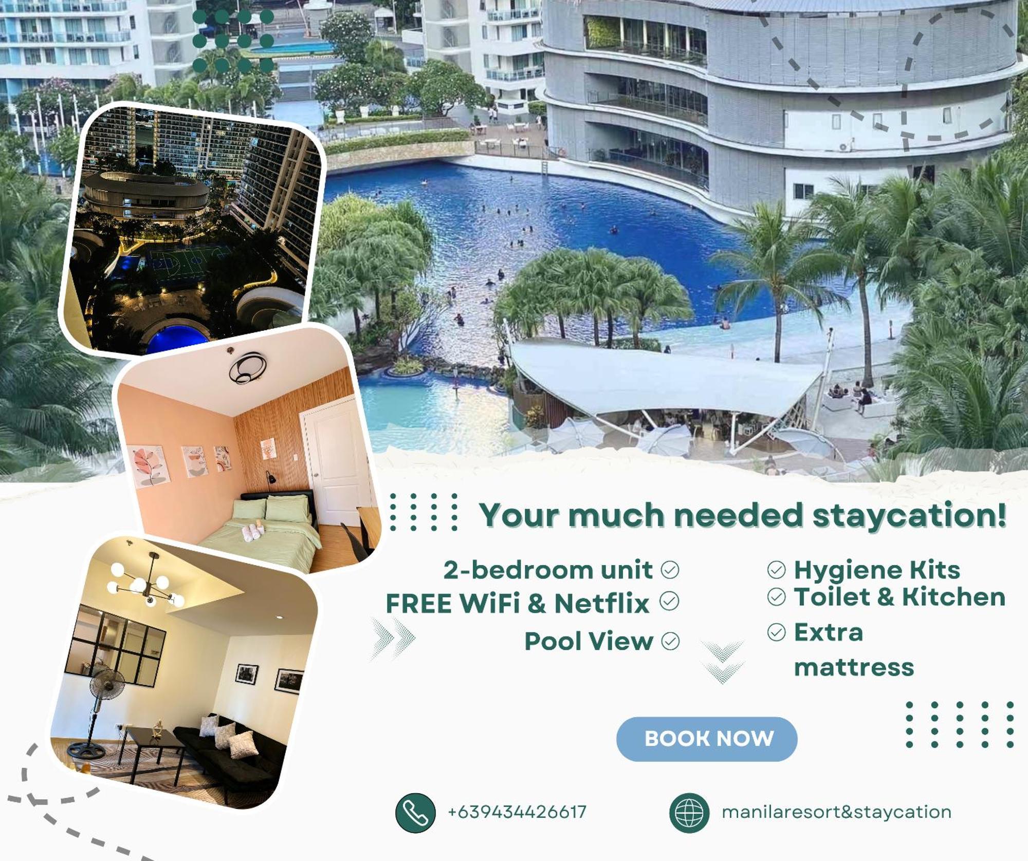 Azure Staycation Near The Airport *