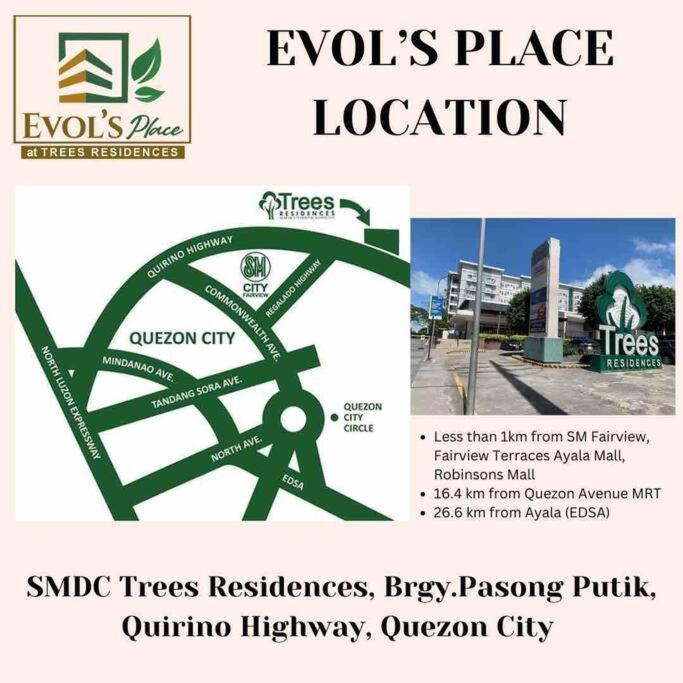 Trees Residences Staycation Evol's Place *