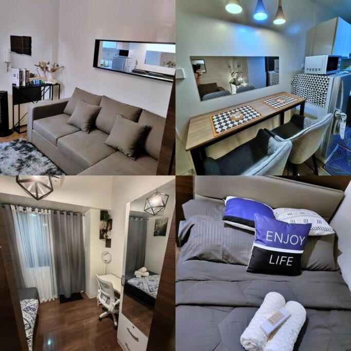 1br Free Parking With Balcony Near Rcbc, Trident, Mmc Manila