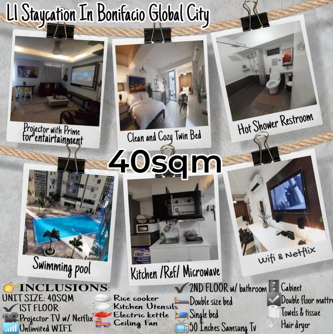 L1 Staycation In Bonifacio Global Apartment *