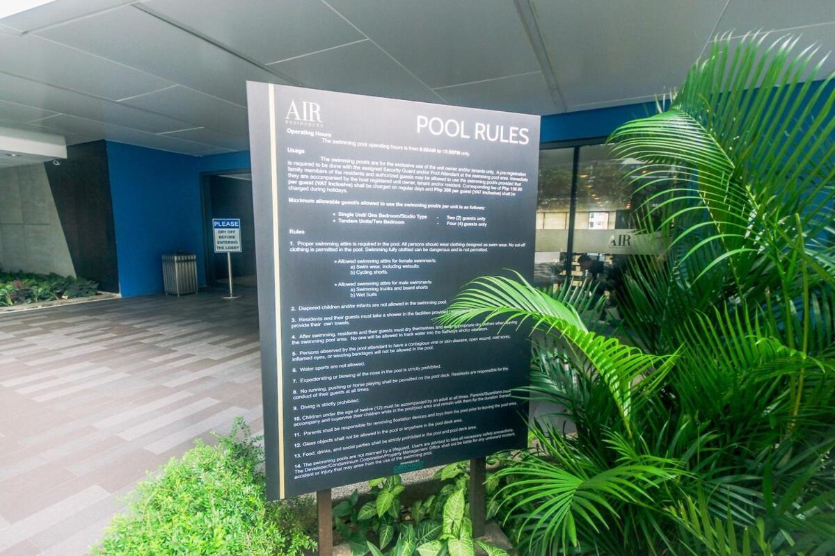 Apartment Air Snuggle In Style 1 Bedroom Makati Swim Gym Park Surf 300 Mb *