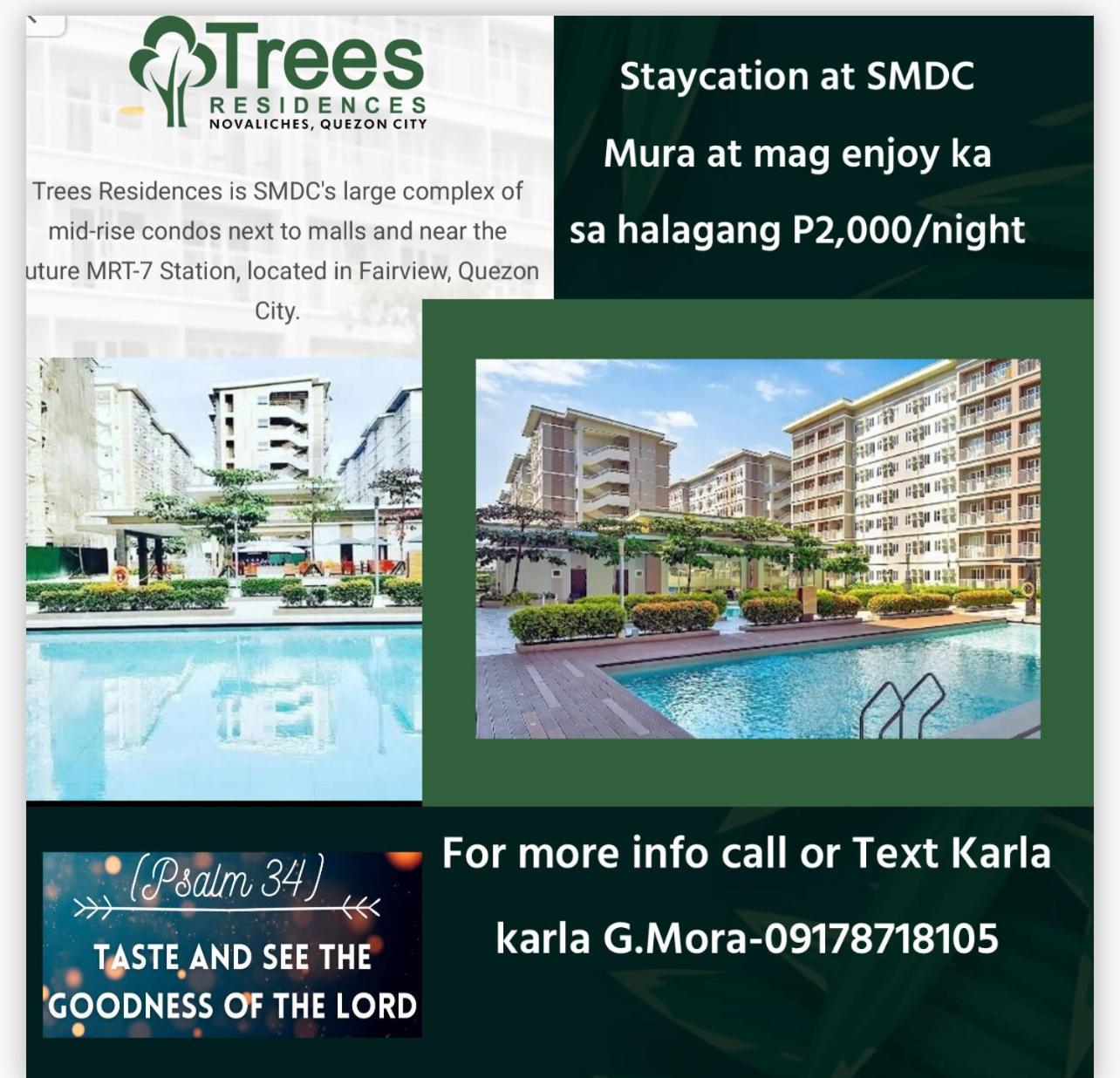 Smdc Trees Aparthotel Quezon City